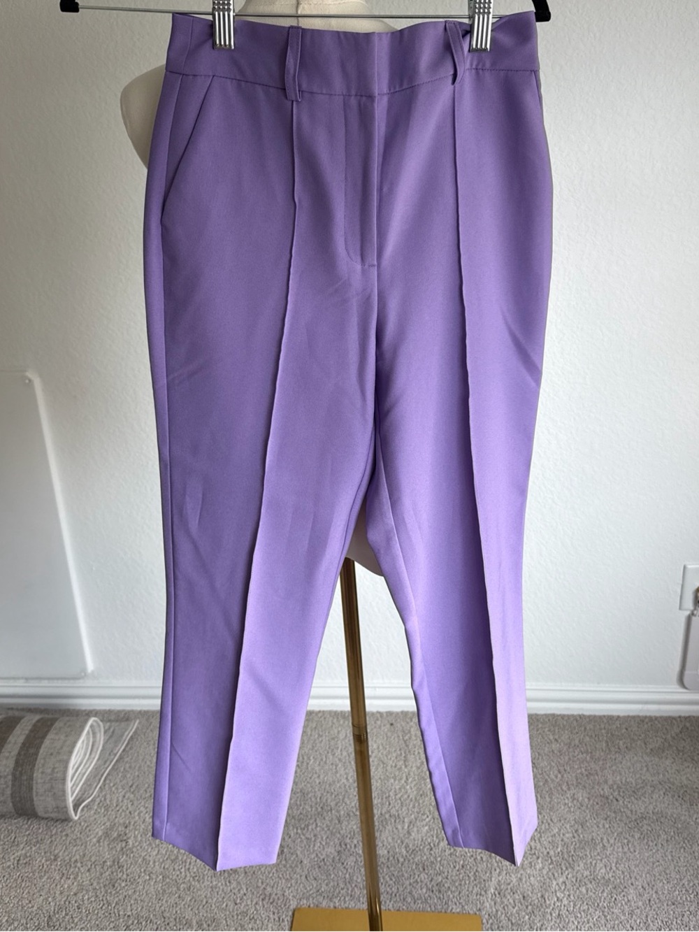 ASOS Lavender Tailored High-Waist Trousers